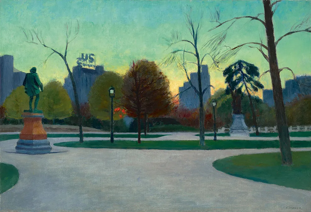 Central Park, a painting by Edward Hopper