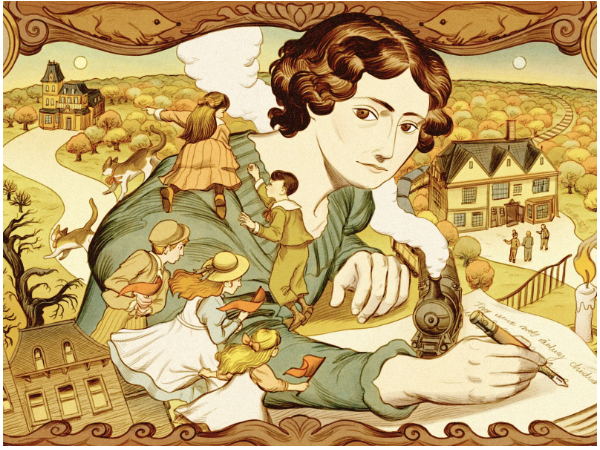 Illustration of E. Nesbit
