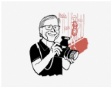 Paparazzi holding camera
